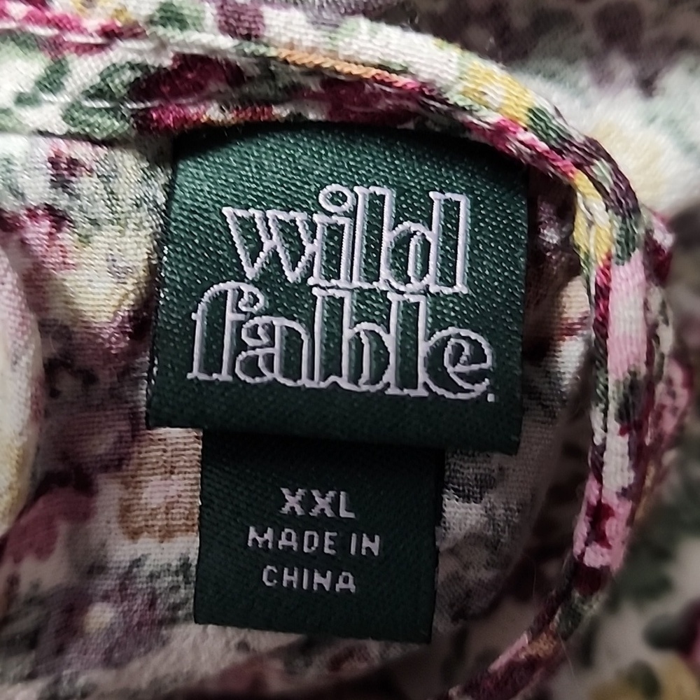Wild Fable Floral Multicolor Dress Sz XXL - Picture 7 of 8